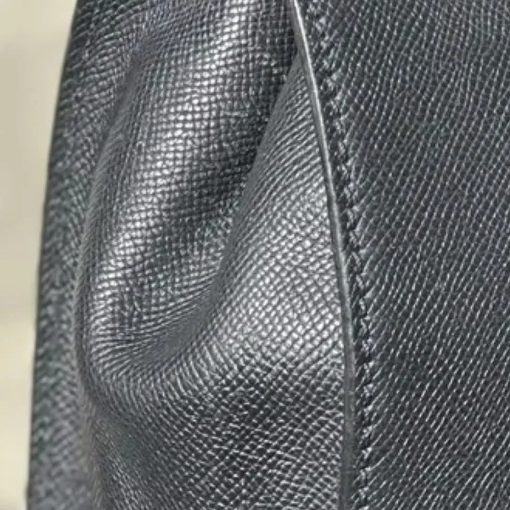 Authentic Chanel Black Leather Tote Bag